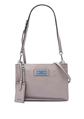 Prada Pre-Owned 2013-2026 Glace Calf Etiquette satchel - Grey