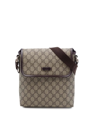 Gucci Pre-Owned 2016-2026 GG Supreme crossbody bag - Neutrals