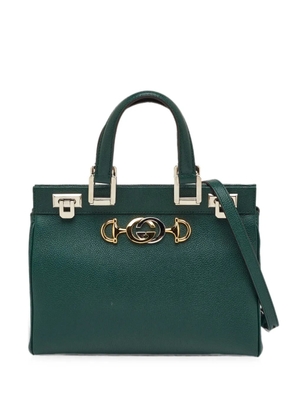 Gucci Pre-Owned small Zumi leather two-way handbag - Green