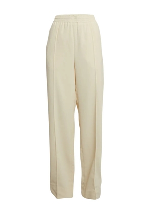 See By Chloé Vintage elastic-waist piped trousers - Neutrals
