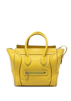 Celine Pre-Owned 2011 Mini Calfskin Luggage tote bag - Yellow