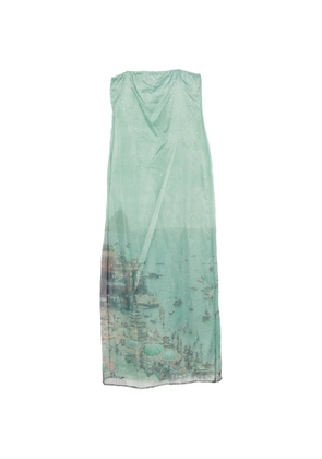 STAUD Amara strapless maxi dress - Green