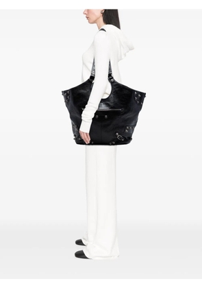 Balenciaga Pre-Owned 2023 Large Arena Lambskin Le Cagole Carry All Tote travel bag - Black