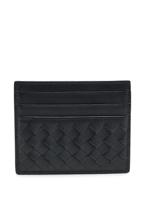 Bottega Veneta Pre-Owned Intrecciato weave card holder - Blue