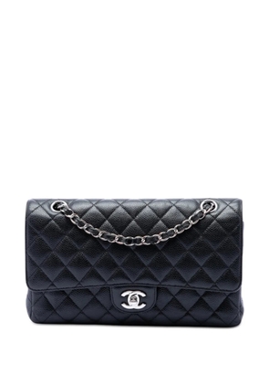 CHANEL Pre-Owned 2018-2019 Medium Classic Caviar Double Flap shoulder bag - Black