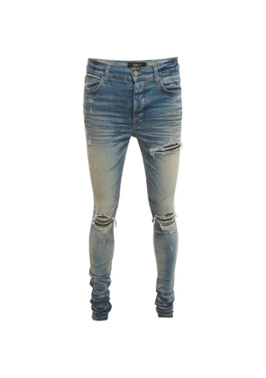 AMIRI distressed ribbed jeans - Blue