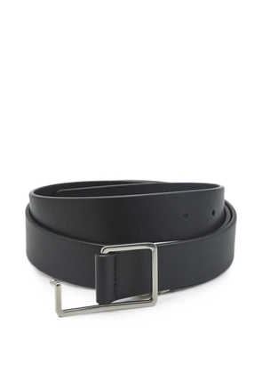 Bottega Veneta Pre-Owned leather buckle belt - Black