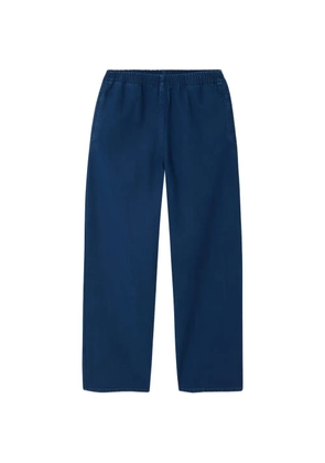 American Vintage elasticated-waist straight-leg trousers - Blue