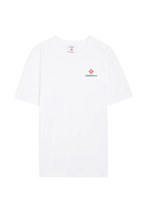 Casablanca logo-print T-shirt - White