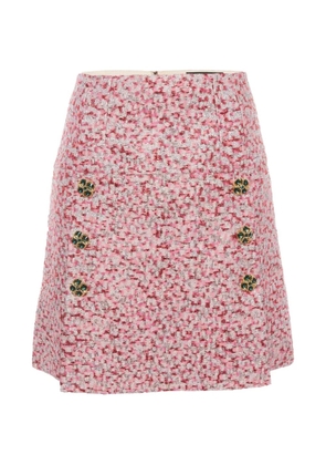Dolce & Gabbana Pre-Owned metallic-jacquard mini skirt - Pink