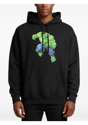 Balenciaga Pre-Owned x Marvel Hulk-print oversized hoodie - Black
