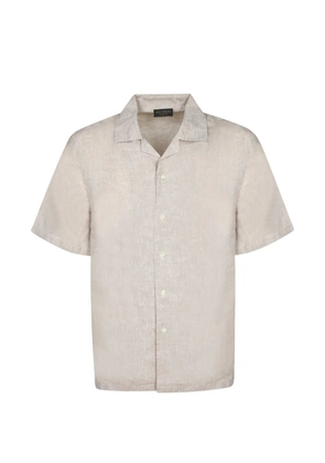 Dell'oglio short-sleeve bowling shirt - Neutrals