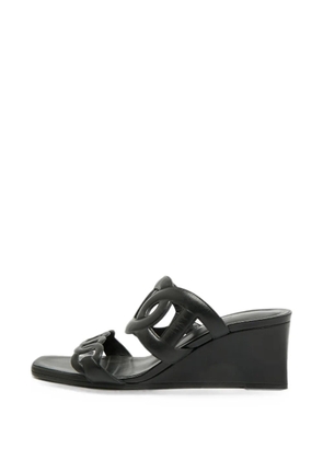 Hermès Pre-Owned wedge sandals - Black