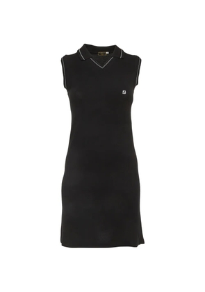 Fendi Pre-Owned FF logo polo mini dress - Black