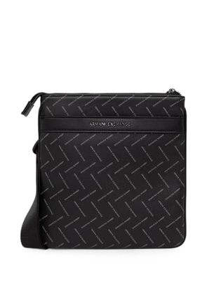 Armani Exchange logo-print belt bag - Black