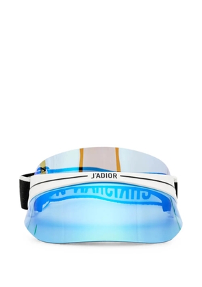 Christian Dior Pre-Owned DiorClub1 iridescent sun visor - White