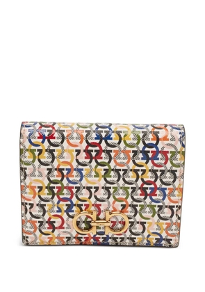 Ferragamo Pre-Owned Gancini leather wallet - White