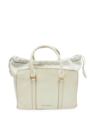 Burberry Pre-Owned Dinton leather tote bag - White