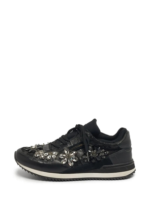 Dolce & Gabbana Pre-Owned crystal-embellished sneakers - Black