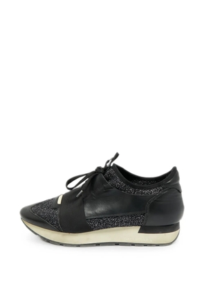 Balenciaga Pre-Owned Race Runner lace-up sneakers - Black