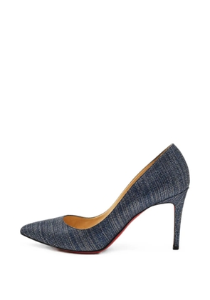 Christian Louboutin Pre-Owned Pigalle Follies pointed-toe heeled pumps - Blue