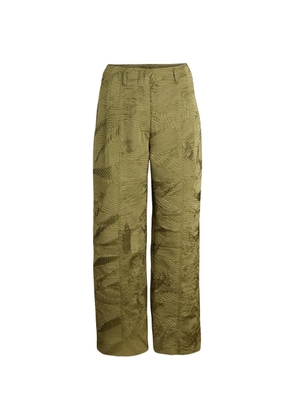 Ulla Johnson Carine satin-finish trousers - Green