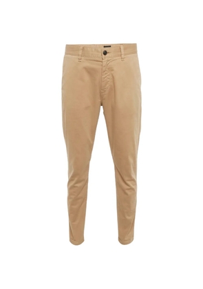 BOSS button-up tapered trousers - Brown