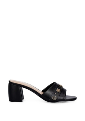 GUESS USA logo-embellished block-heel mules - Black