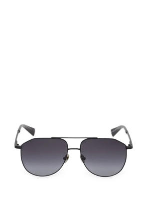 AllSaints double-bridge pilot sunglasses - Black