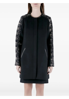 Rebecca Taylor 2010s contrast-sleeve coat - Black