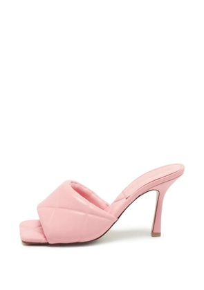 Bottega Veneta Pre-Owned Lido quilted sandals - Pink