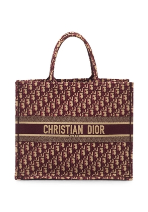 Christian Dior Pre-Owned 2019 large Oblique Book tote bag - Red