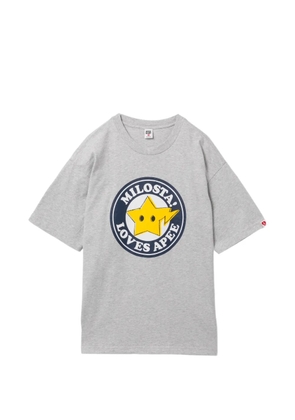 APEE™ by *A BATHING APE® Milosta T-shirt - Grey