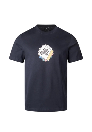 MPS zebra-print T-shirt - Blue