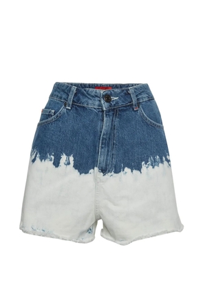 MAX&Co. bleached-effect denim shorts - Blue