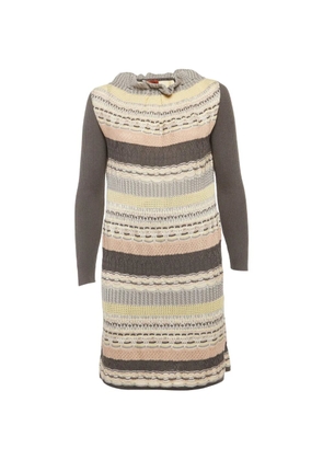Missoni Pre-Owned zigzag knitted dress - Grey