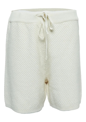 Nanushka crochet-knit shorts - Neutrals