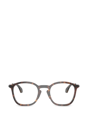 Moncler Eyewear shiny havana frame glasses - Brown