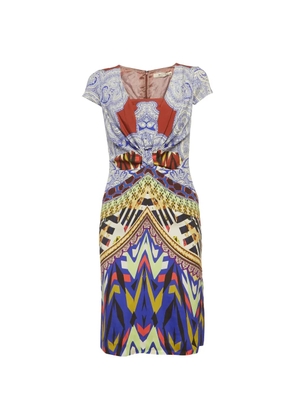Etro Pre-Owned paisley-print mini dress - Blue