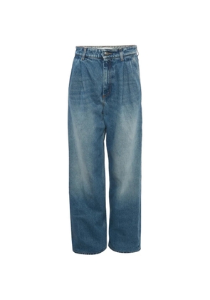 Sportmax Vintage four-pockets washed jeans - Blue