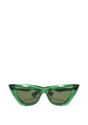 Bottega Veneta Pre-Owned cat-eye sunglasses - Green