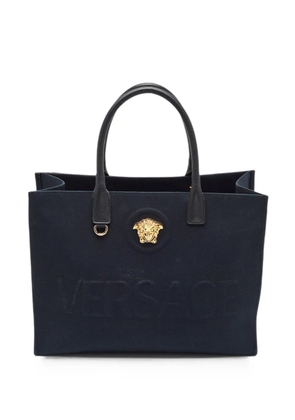 Versace Pre-Owned La Medusa canvas tote bag - Blue
