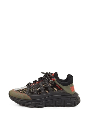 Versace Pre-Owned Trigreca panelled sneakers - Black