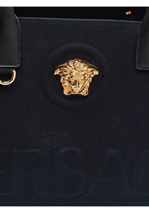 Versace Pre-Owned La Medusa canvas tote bag - Blue