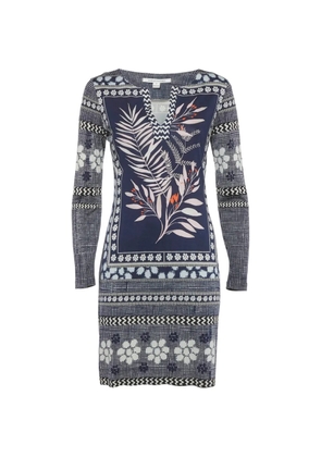 DVF Diane von Furstenberg Reina midi botanical-print dress - Blue