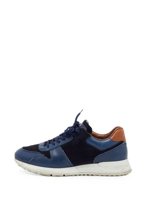 Louis Vuitton Pre-Owned Run Away panelled sneakers - Blue