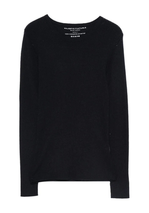 Majestic Filatures round-neck cashmere top - Blue