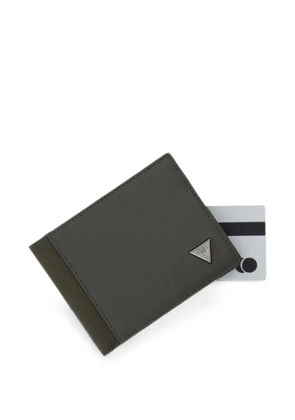 GUESS USA Berna logo-plaque bi-fold wallet - Green