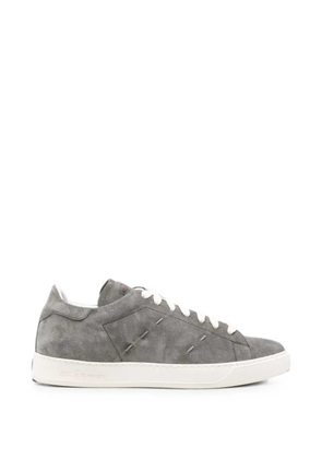 Kiton suede lace-up sneakers - Grey
