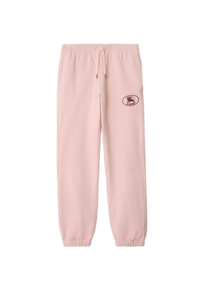 Burberry cotton jogging pants - Pink